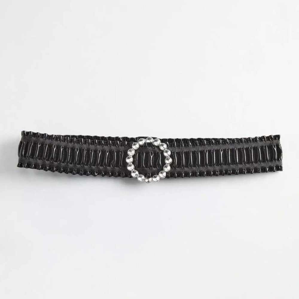 NWT Torrid Rhinestone Stretch Belt Size 1